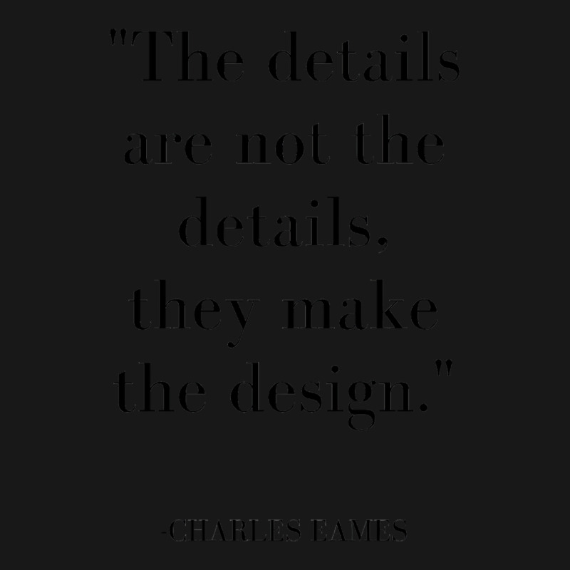 The Details Are Not The Details Eames Quote Hipster Flannel Shirt | Artistshot