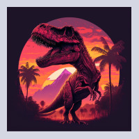 Sunset 80s T Rex Fleece Short | Artistshot