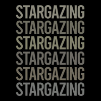 Gray Text Art Stargazing Stargaze Nature Women's V-neck T-shirt | Artistshot