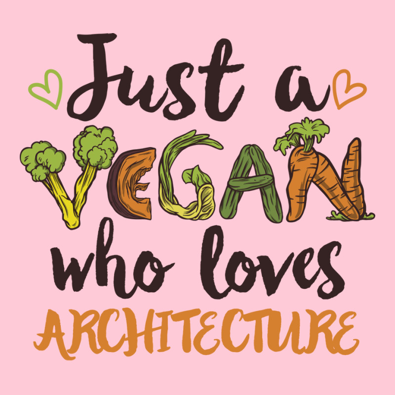 Just A Vegan Who Loves Architecture Gift Blue Graphic T-shirt | Artistshot