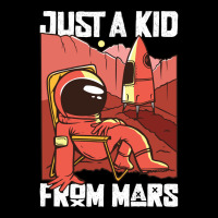 Just A Kid From Mars Mars Planet Space Lover Cropped Hoodie | Artistshot