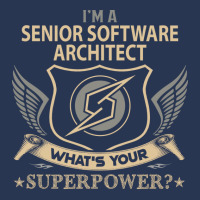 Senior Software Architect T  Superpower Gift Item Tee Men Denim Jacket | Artistshot