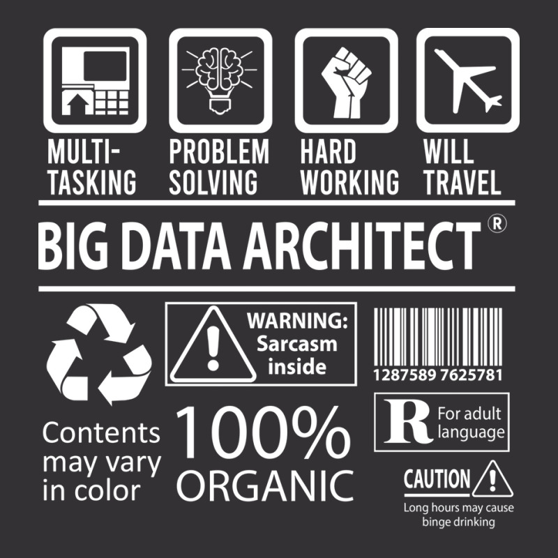 Big Data Architect T  Multitasking Certified Job Gift Item Tee Vintage Hoodie | Artistshot