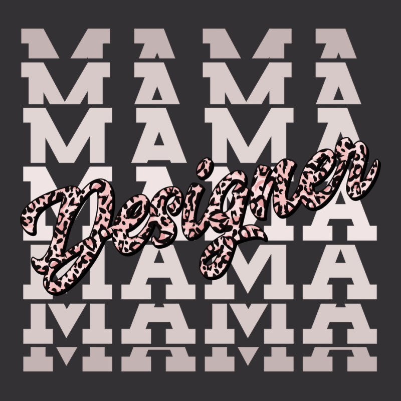 Designer Mama Leaopard Print Graphic Designer Mom Graduation Love Vintage Hoodie | Artistshot