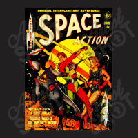 Space Action T-shirt | Artistshot