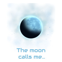 The Moon Calls Me Red V-neck Tee | Artistshot