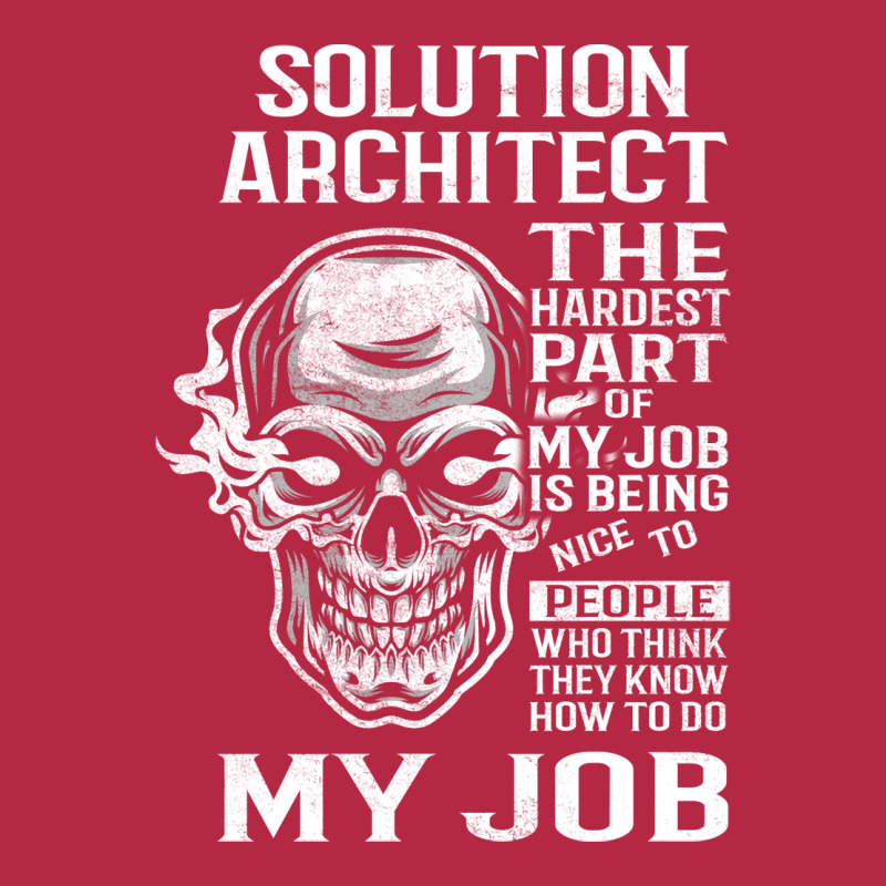 Solution Architect T  The Hardest Part Gift Item Tee Champion Hoodie | Artistshot