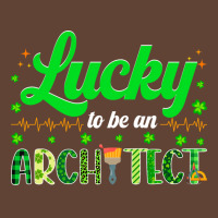 Retro Lucky To Be An Architect Shamrock Irish Patricks Day Hippie T-shirt | Artistshot