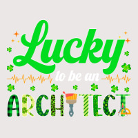 Retro Lucky To Be An Architect Shamrock Irish Patricks Day Hippie Pocket T-shirt | Artistshot