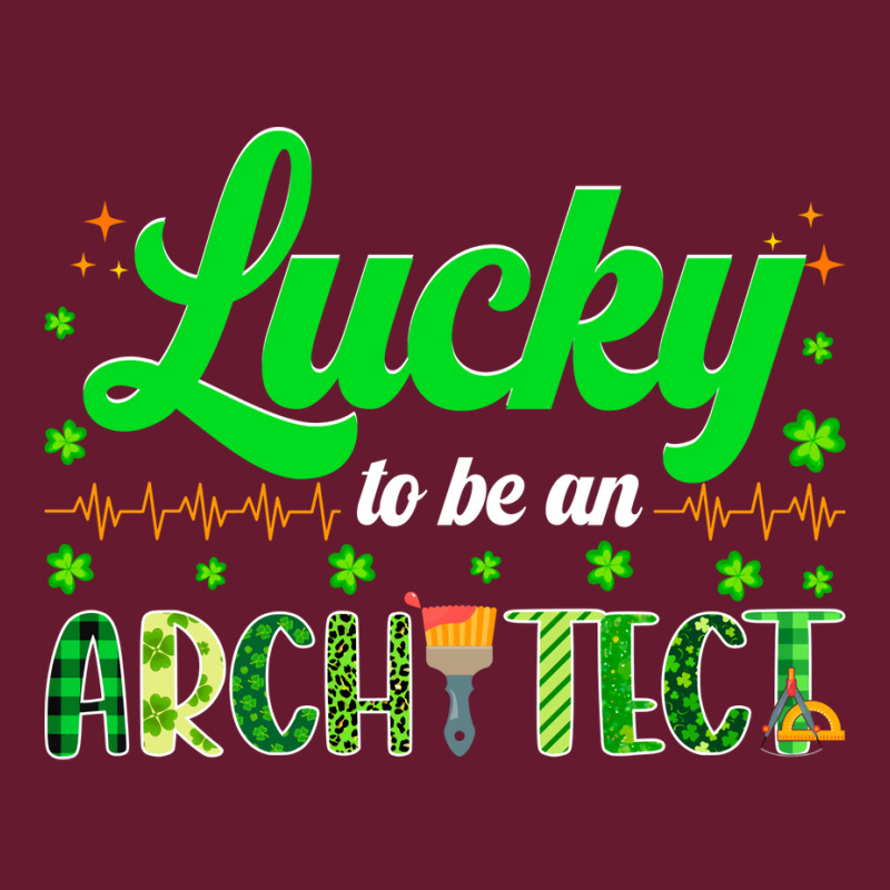 Retro Lucky To Be An Architect Shamrock Irish Patricks Day Hippie Classic T-shirt | Artistshot