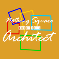 Nothing Square Architect Design Green T-shirt | Artistshot