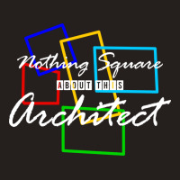 Nothing Square Architect Design Green Tank Top | Artistshot