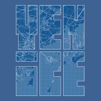 Venice Italy City Map Typography Blueprint Men's Polo Shirt | Artistshot