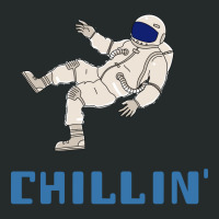 Chillin Space Astronaut 70s Women's Triblend Scoop T-shirt | Artistshot