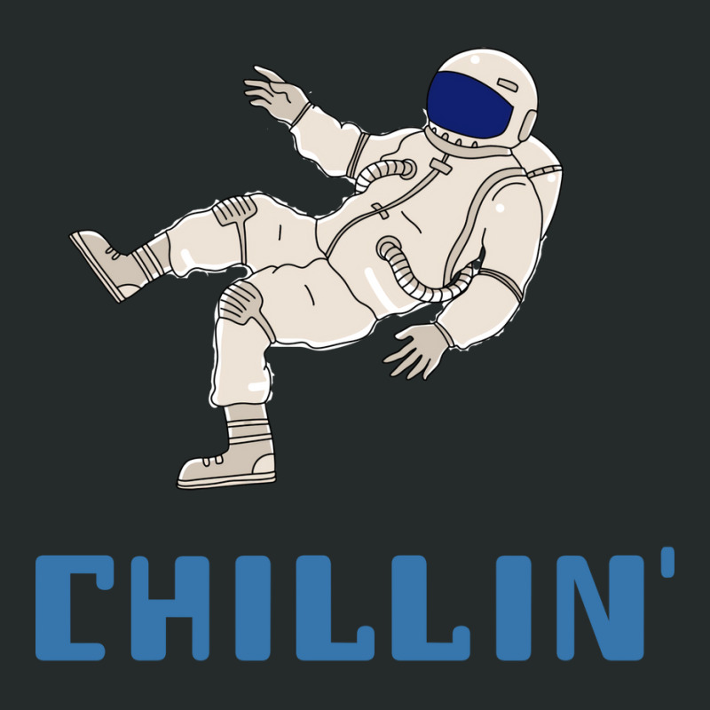 Chillin Space Astronaut 70s Women's Triblend Scoop T-shirt by egozkkarens | Artistshot