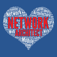 Network Architect Heart Shape Word Cloud Design Design Yellow T-shirt | Artistshot