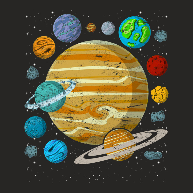 Space Science Galaxy Astronaut Universe Astronomy Solar System Tumblr Ladies Fitted T-Shirt by shixapiotrrl | Artistshot