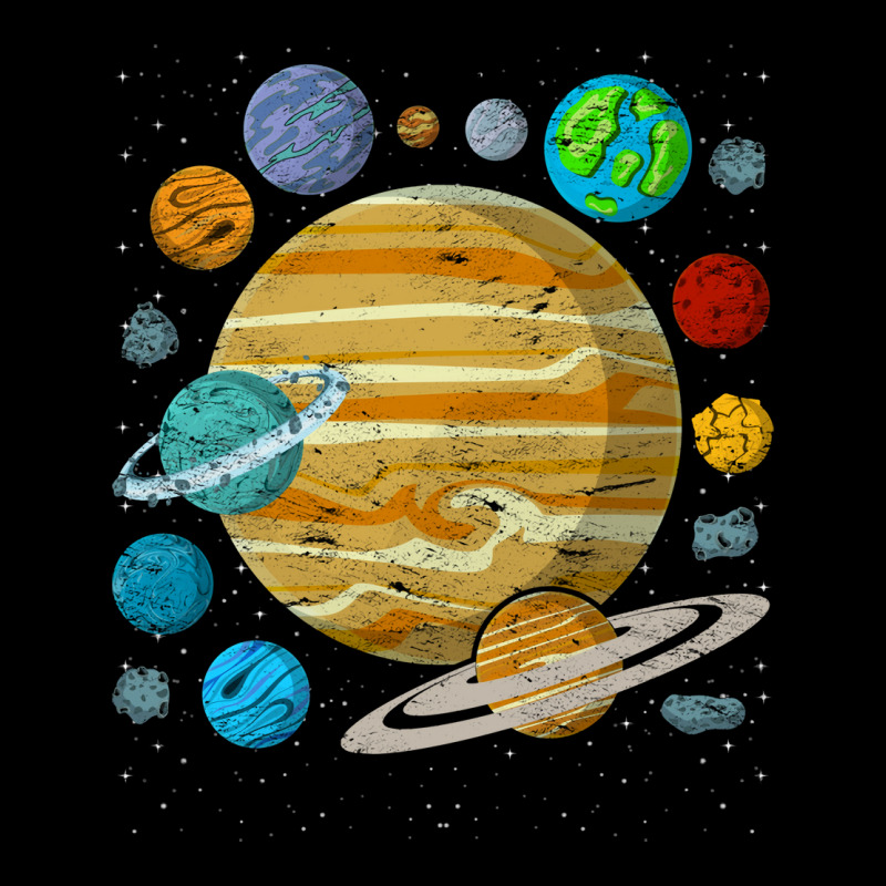 Space Science Galaxy Astronaut Universe Astronomy Solar System Tumblr Women's V-Neck T-Shirt by shixapiotrrl | Artistshot