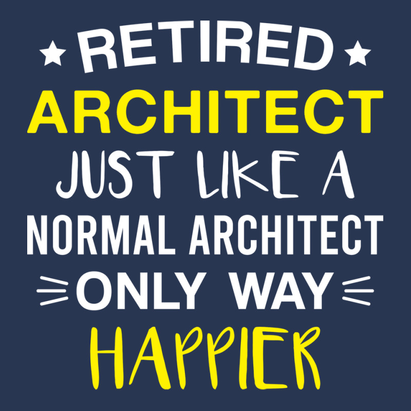 Retired Architect Only Way Happier Funny Architect Retirement Men Denim Jacket | Artistshot