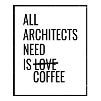 All Architects Need Is Love Coffee Cute Stainless Steel Water Bottle | Artistshot