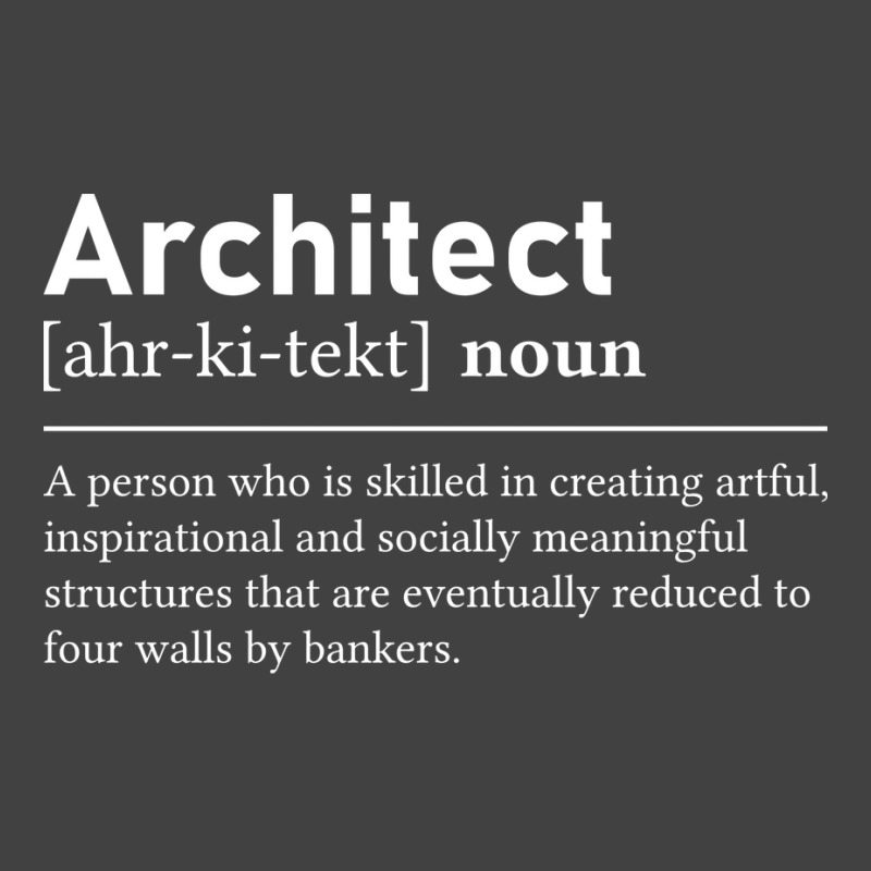 Architect Definition Funny Architecture Music Vintage T-shirt | Artistshot