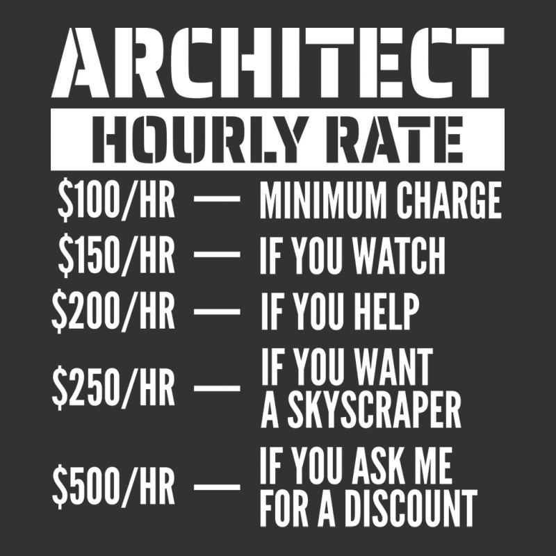 Architect Hourly Rate Summer Vintage Hoodie | Artistshot