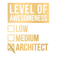 Awesome And Funny Level Of Architect Architects Architecture Gift Gift Sticker | Artistshot