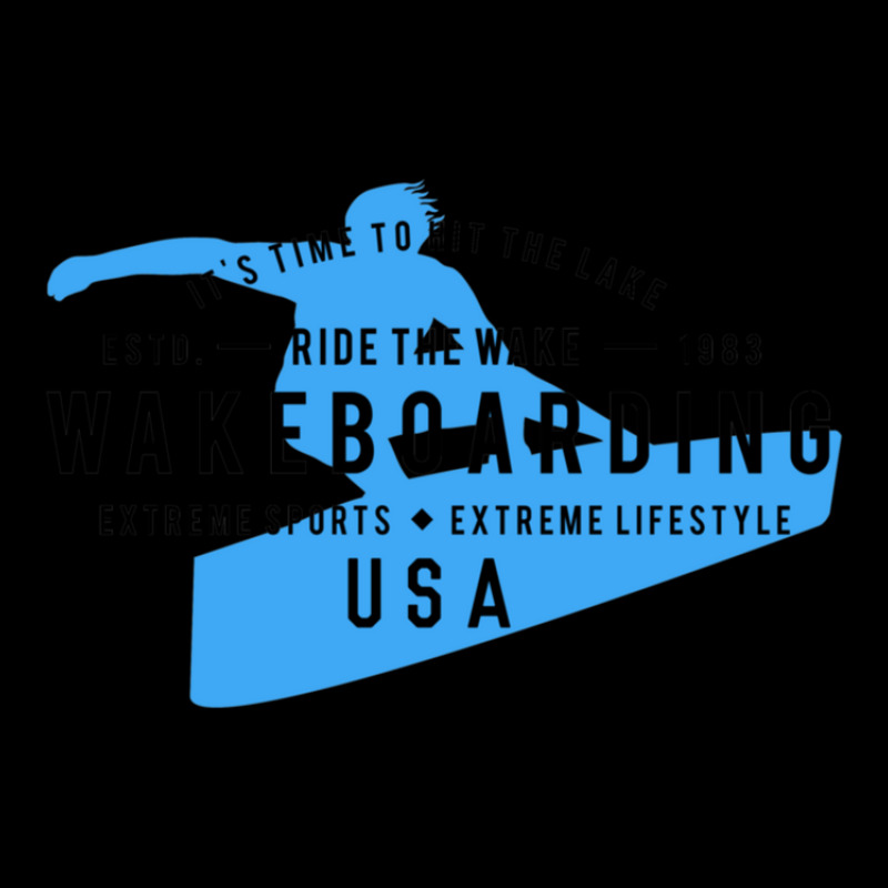 Ride The Wake Wakeboarding Adjustable Cap | Artistshot