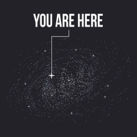 You Are Here Solar System Moon Space Hippie Yellow Unisex Sherpa-lined Denim Jacket | Artistshot