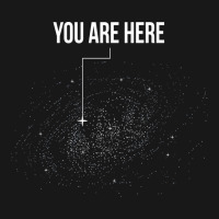 You Are Here Solar System Moon Space Hippie Yellow Flannel Shirt | Artistshot