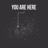 You Are Here Solar System Moon Space Hippie Yellow Vintage Hoodie | Artistshot