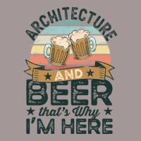 Architecture And Beer Thats Why Im Here Funny Blue Vintage Hoodie | Artistshot