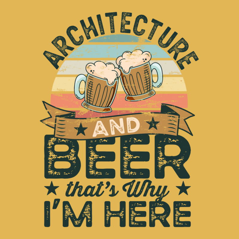 Architecture And Beer Thats Why Im Here Funny Blue Vintage Hoodie And Short Set | Artistshot