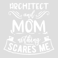 Architect And Mom Nothing Scares Me Nostalgia V-neck Tee | Artistshot