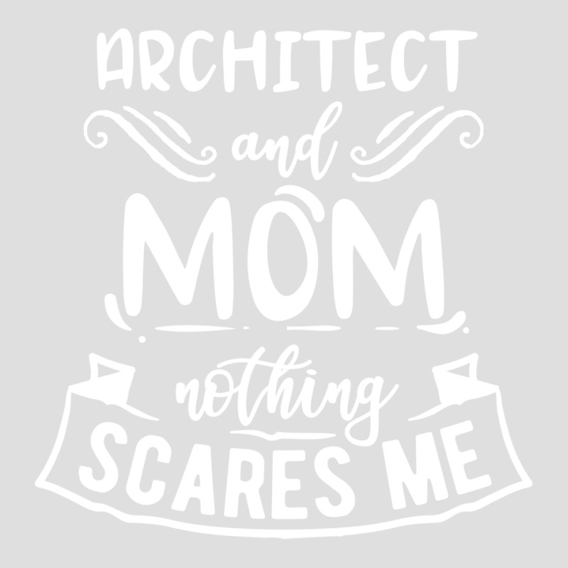 Architect And Mom Nothing Scares Me Nostalgia V-neck Tee | Artistshot