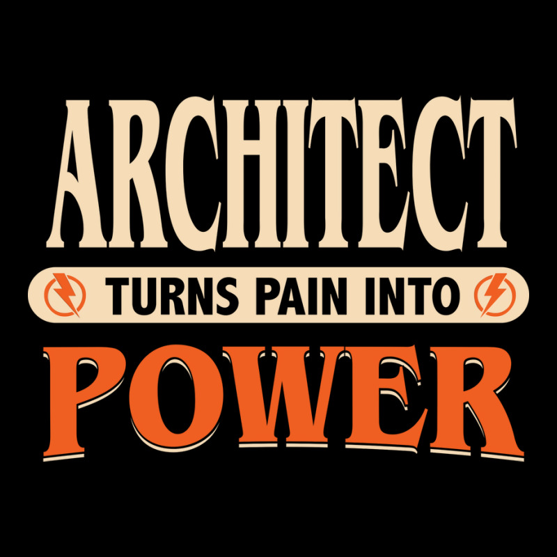 Architect Turns Pain Into Power Humor Pocket T-shirt | Artistshot