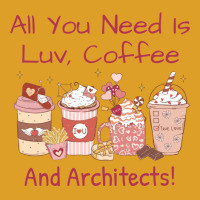 Architect Coffee Valentines Day Theme Hearts And More Stars T-shirt | Artistshot