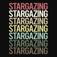 Colorful Text Stargazing Stargaze Travel Crop Top | Artistshot