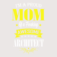 Im A Proud Mom Of A Freaking Awesome Architect Girl Pocket T-shirt | Artistshot