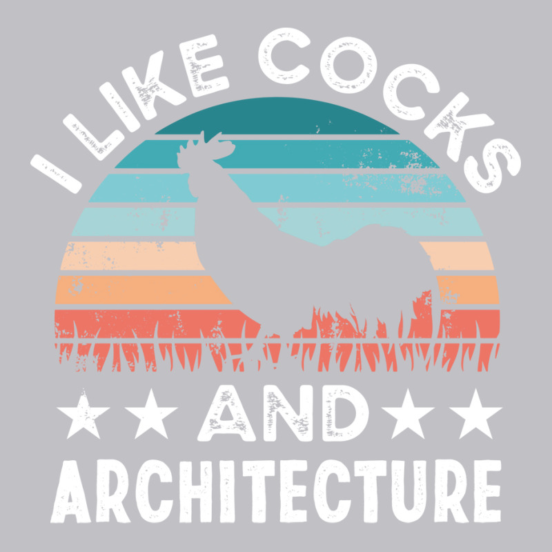 I Like Cocks And Architecture Funny Chicken Gift Travel Pocket T-shirt | Artistshot