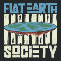 Flat Earth Society Earth Planet Space Lover Crewneck Sweatshirt | Artistshot