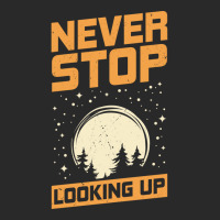 Never Stop Looking Up Astronomy Astronomer Gift Humor Printed Hat | Artistshot