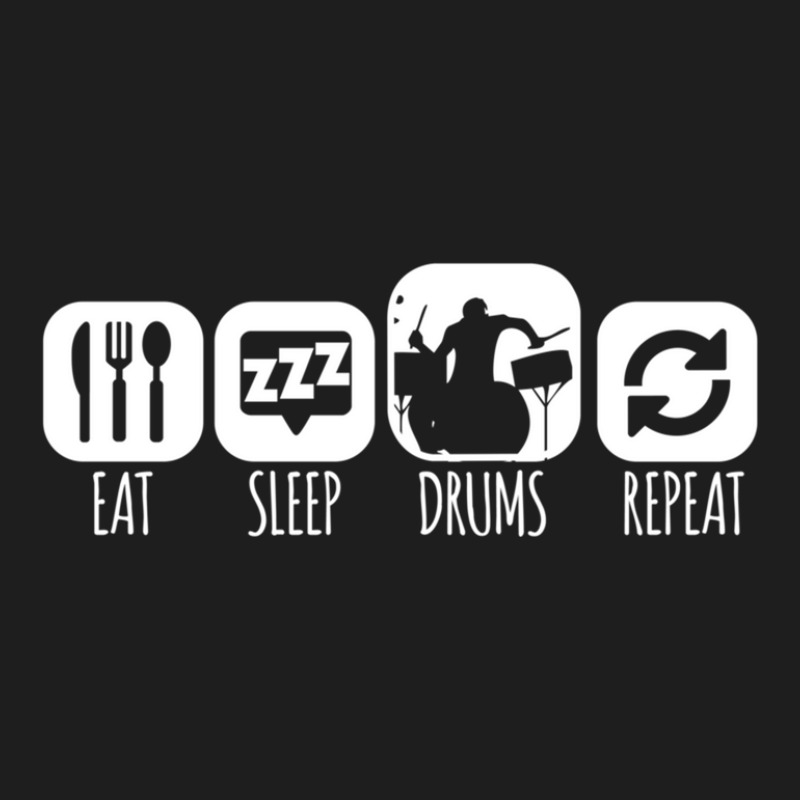 Eat Sleep Drums Drummer Mantra Classic T-shirt by CHARLOTTELYNNTAYLOR | Artistshot