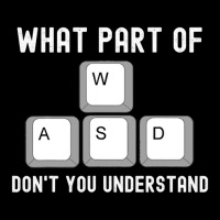 What Part Of Dont You Understand Wasd 1 Adjustable Cap | Artistshot