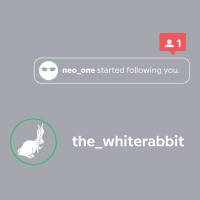 The White Rabbit Followers White Font Movie Parody Long Sleeve Shirts | Artistshot