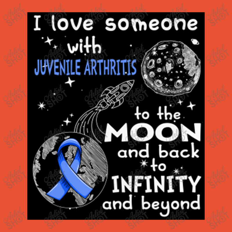 I Love Someone With Juvenile Arthritis To The Moon And Back To Infinit Ladies Fitted T-Shirt by putrimeheng | Artistshot