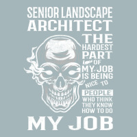 Senior Landscape Architect T  The Hardest Part Gift Item Tee Unisex Sherpa-lined Denim Jacket | Artistshot