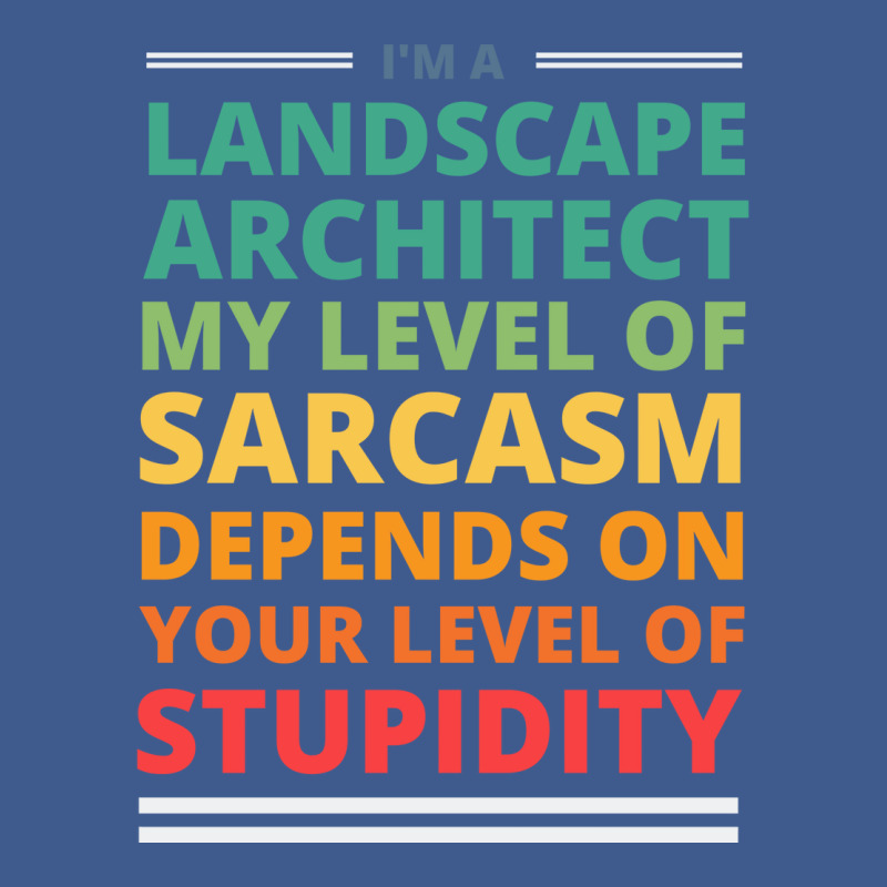 Im A Landscape Architect My Level Of Sarcasm Depends On Your Level Of Champion Hoodie | Artistshot