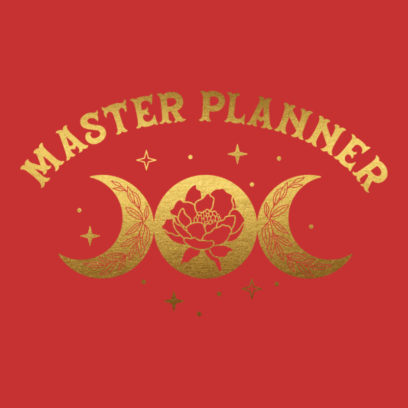 Master Planner Boho Moon Wild Rose Golden Design V-neck Tee | Artistshot