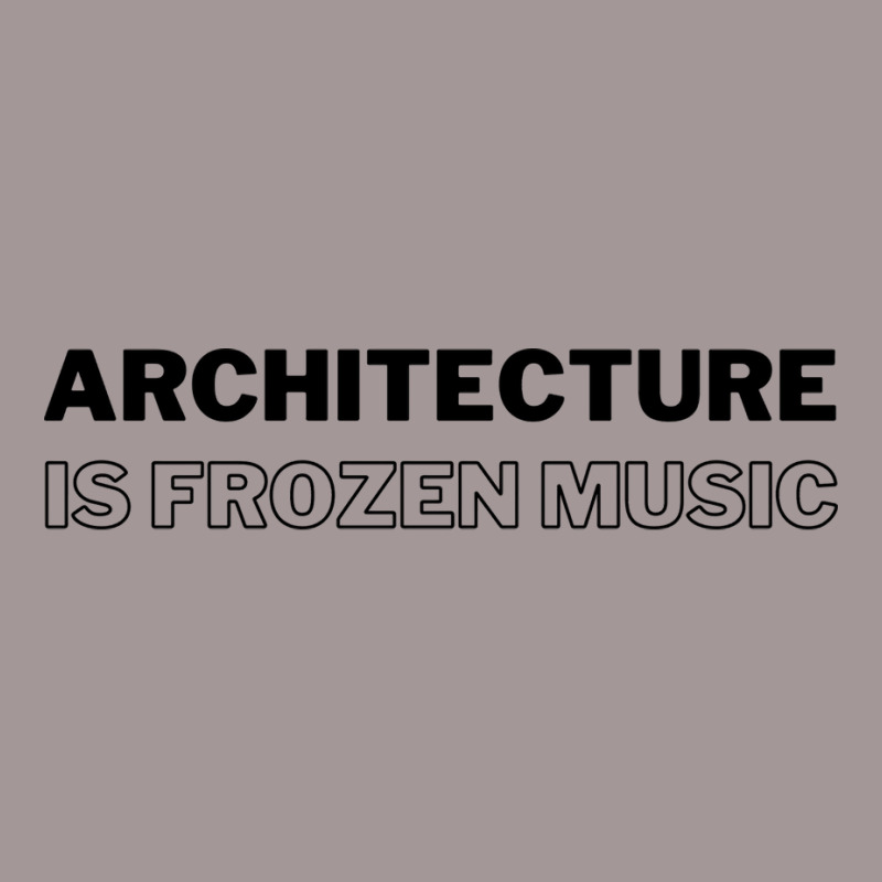 Architecture Is Frozen Music Architecture Quote Blue Vintage Hoodie | Artistshot